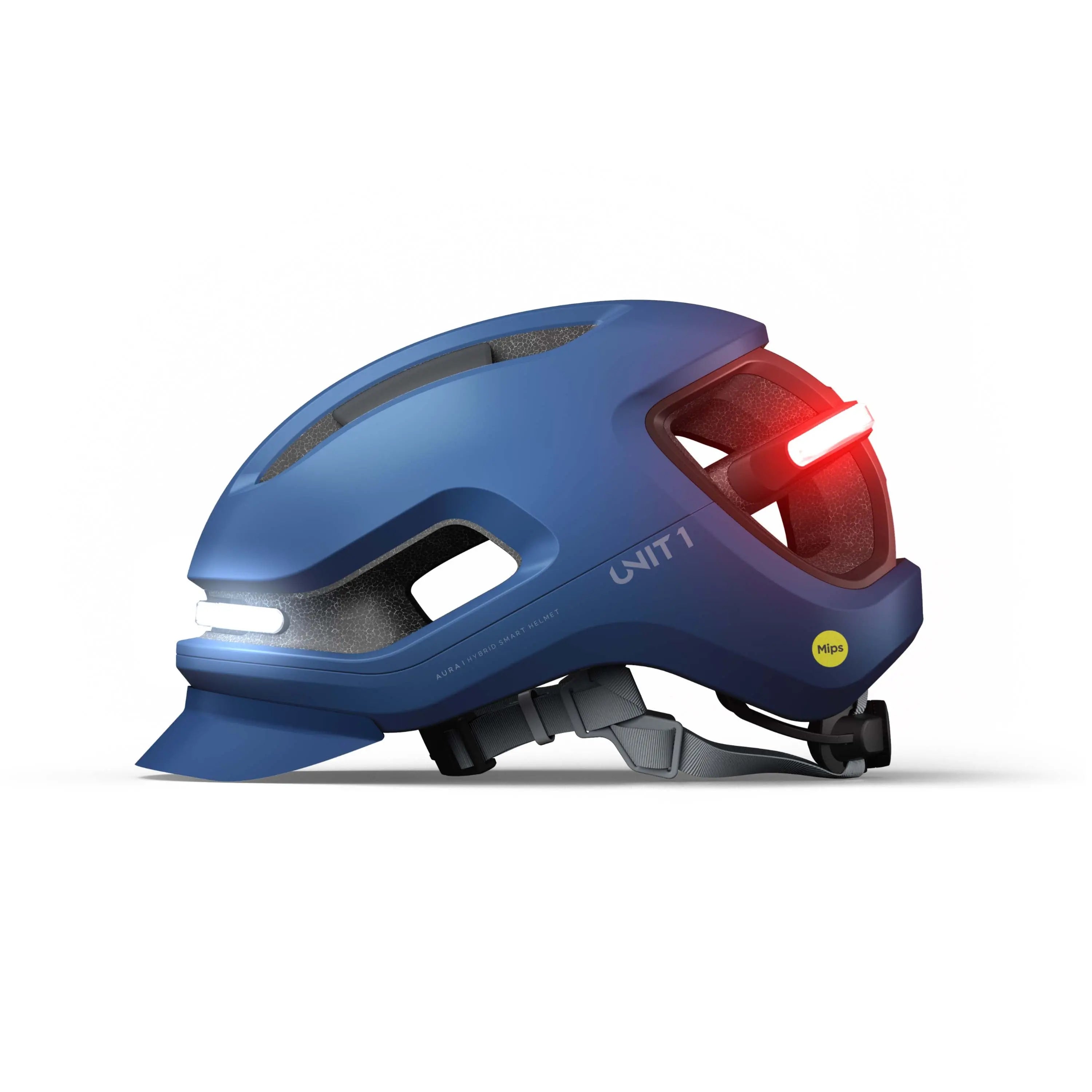 UNIT 1 AURA smart cycling helmet in Maverick blue