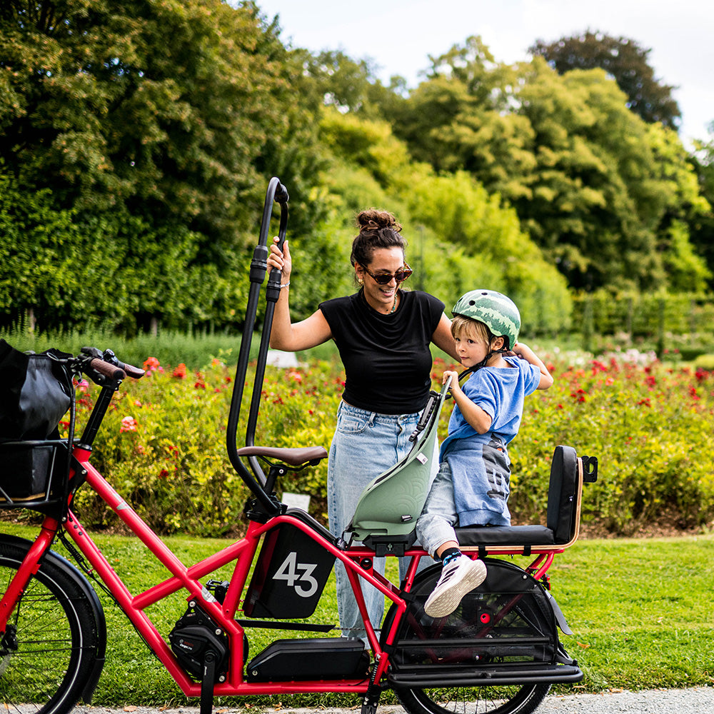 Bike43 longtail family bike for 3 kids