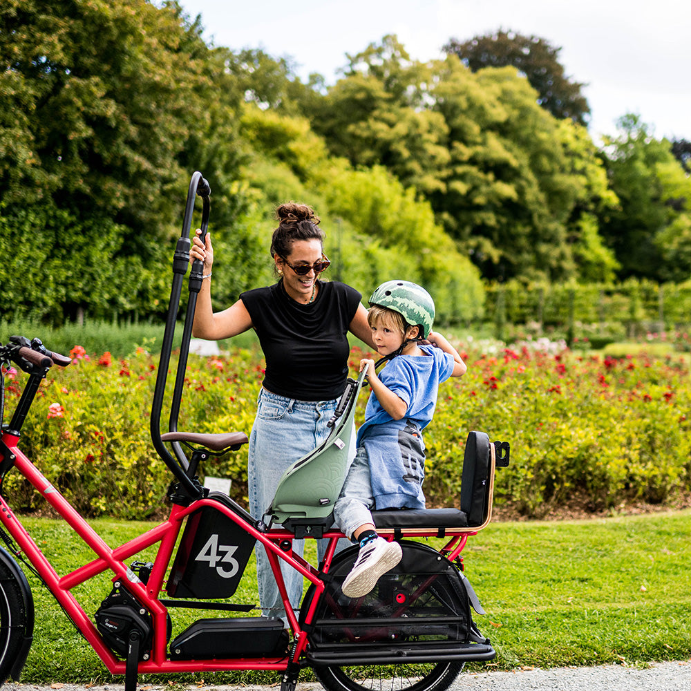 Bike43 longtail family bike for 3 kids