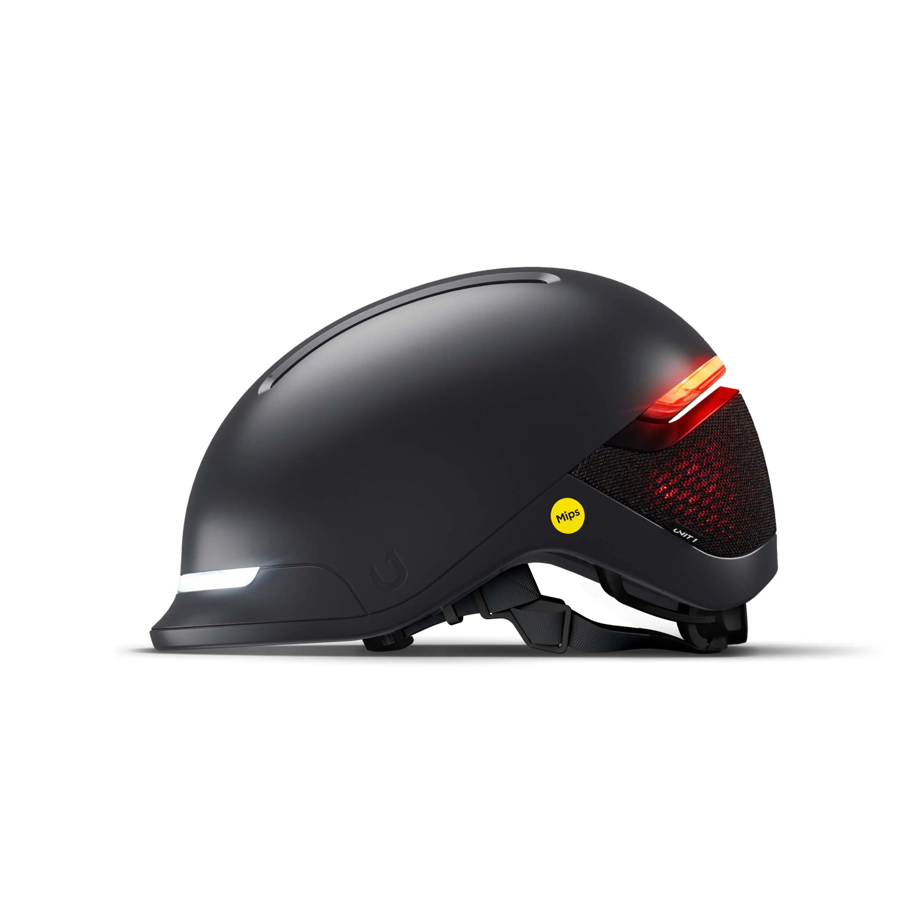 UNIT 1 FARO smart cycling helmet in Blackbird black