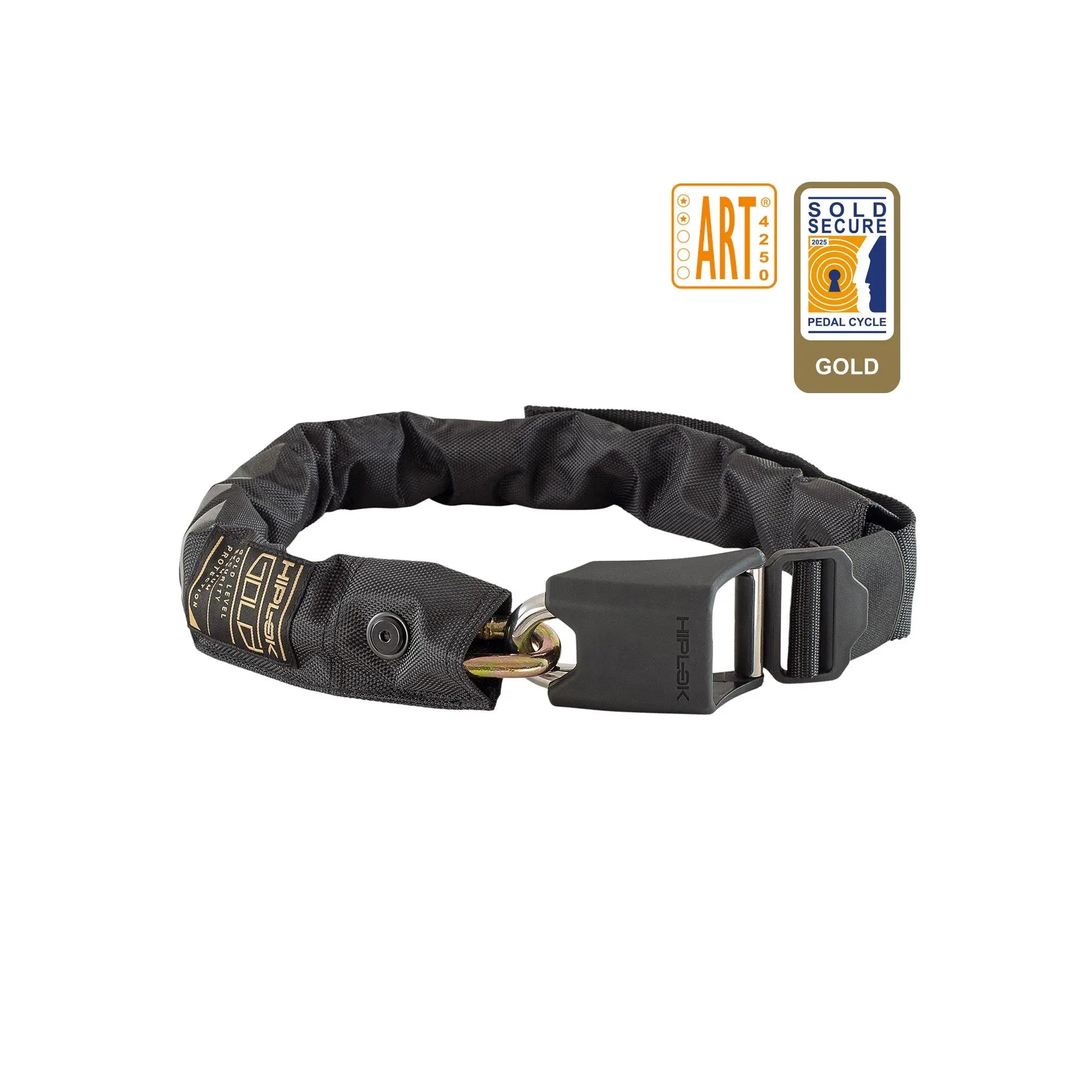 Hiplok GOLD Wearable Chain Lock Black