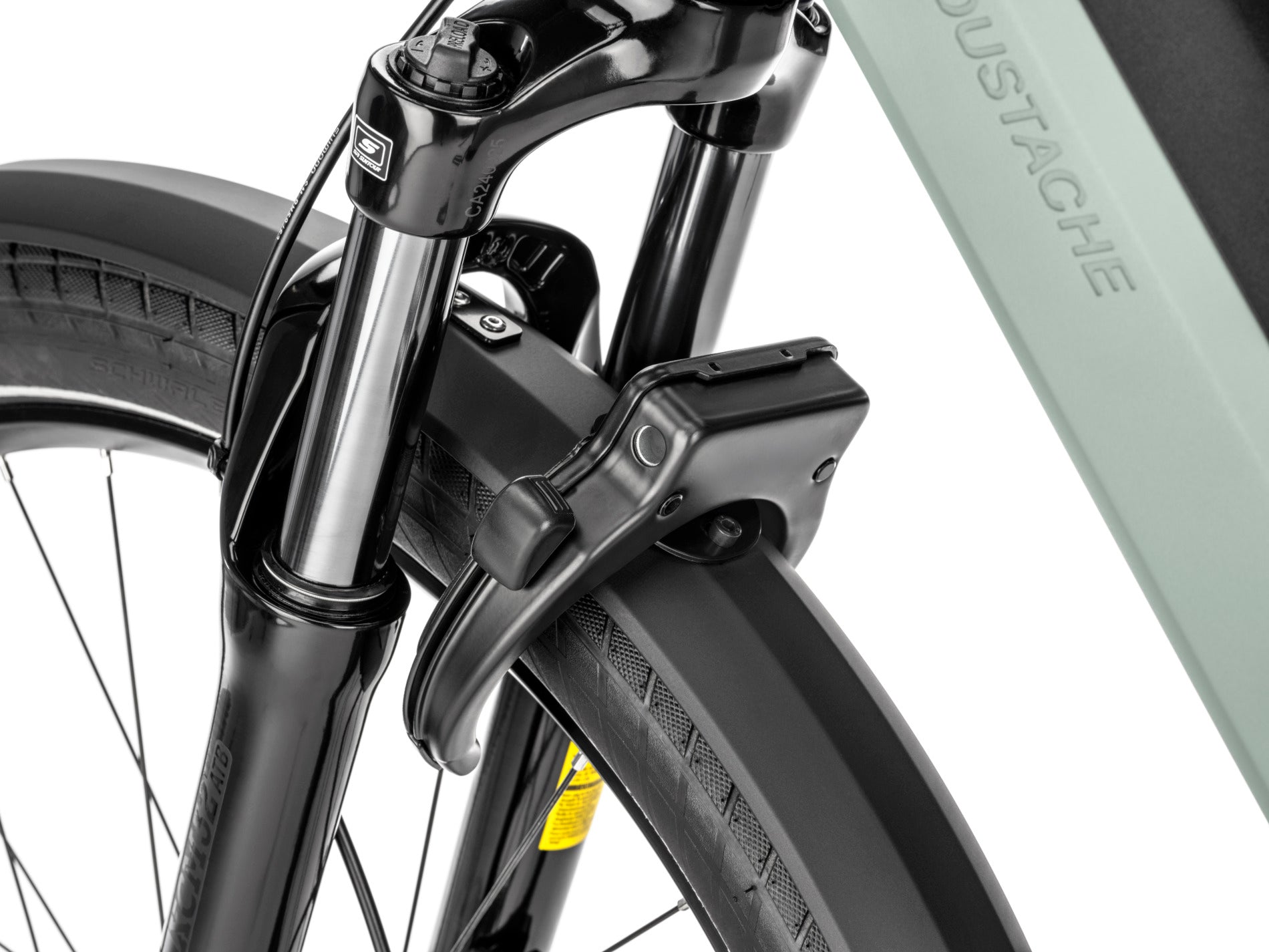 Moustache Mardi 274 Full Suspension fork close up