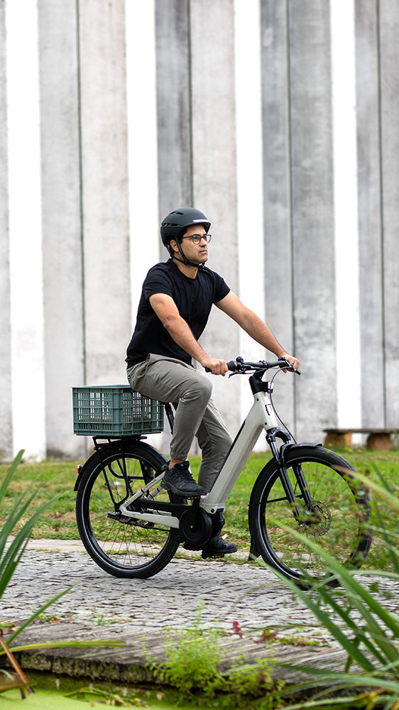 Moustache Mardi step-through electric bike for commuting 