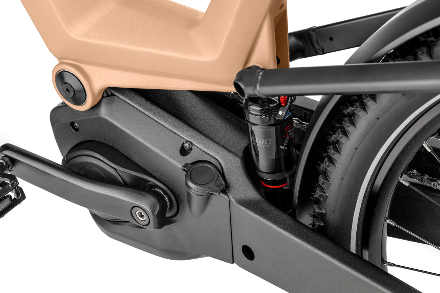 Moustache Xroad FS 6 full suspension detail