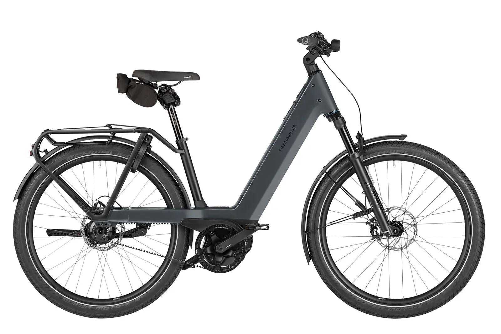 Riese & Müller Nevo5 rohloff electric bike in slate grey