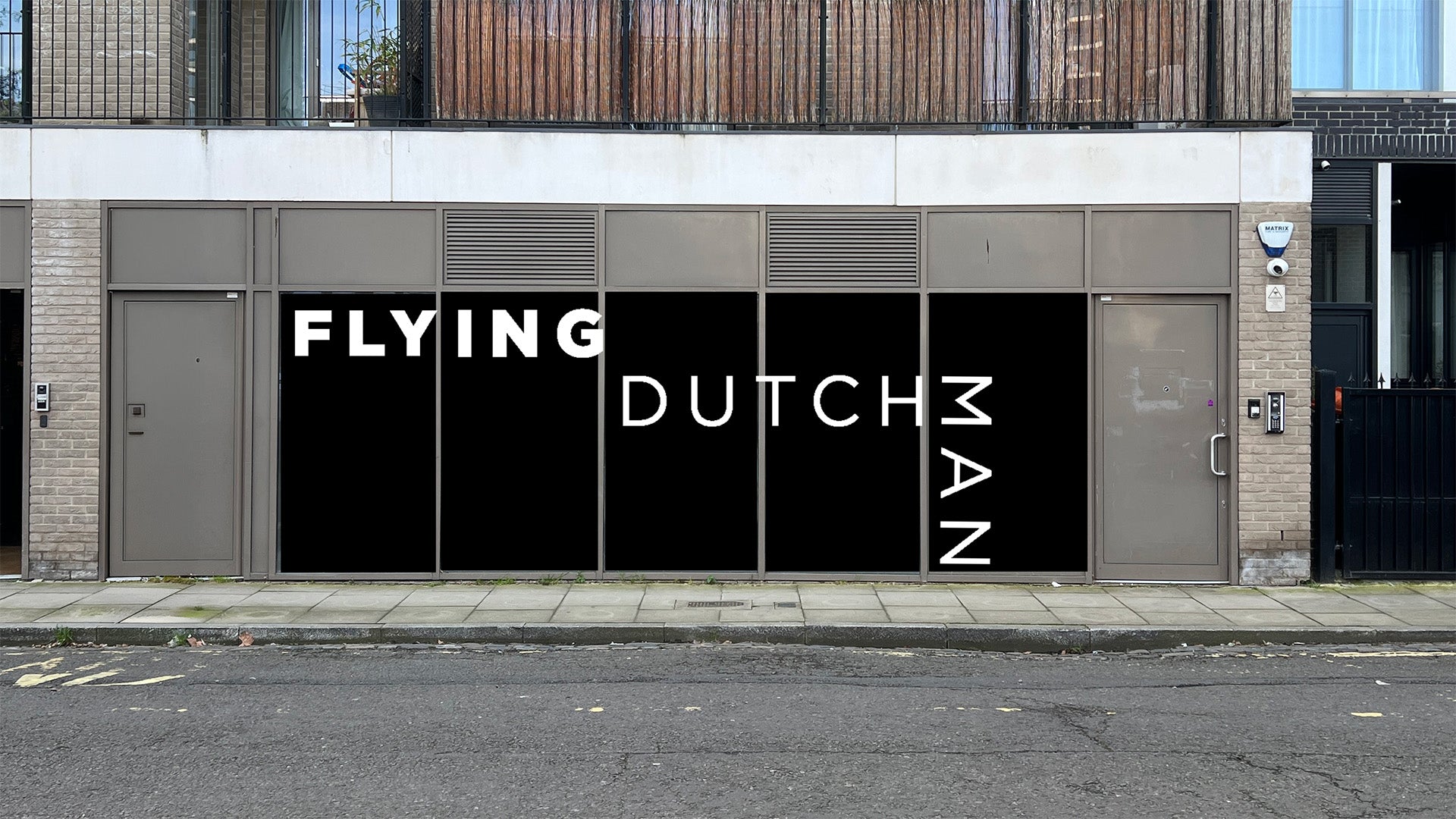 Flying Dutchman Hackney shop front