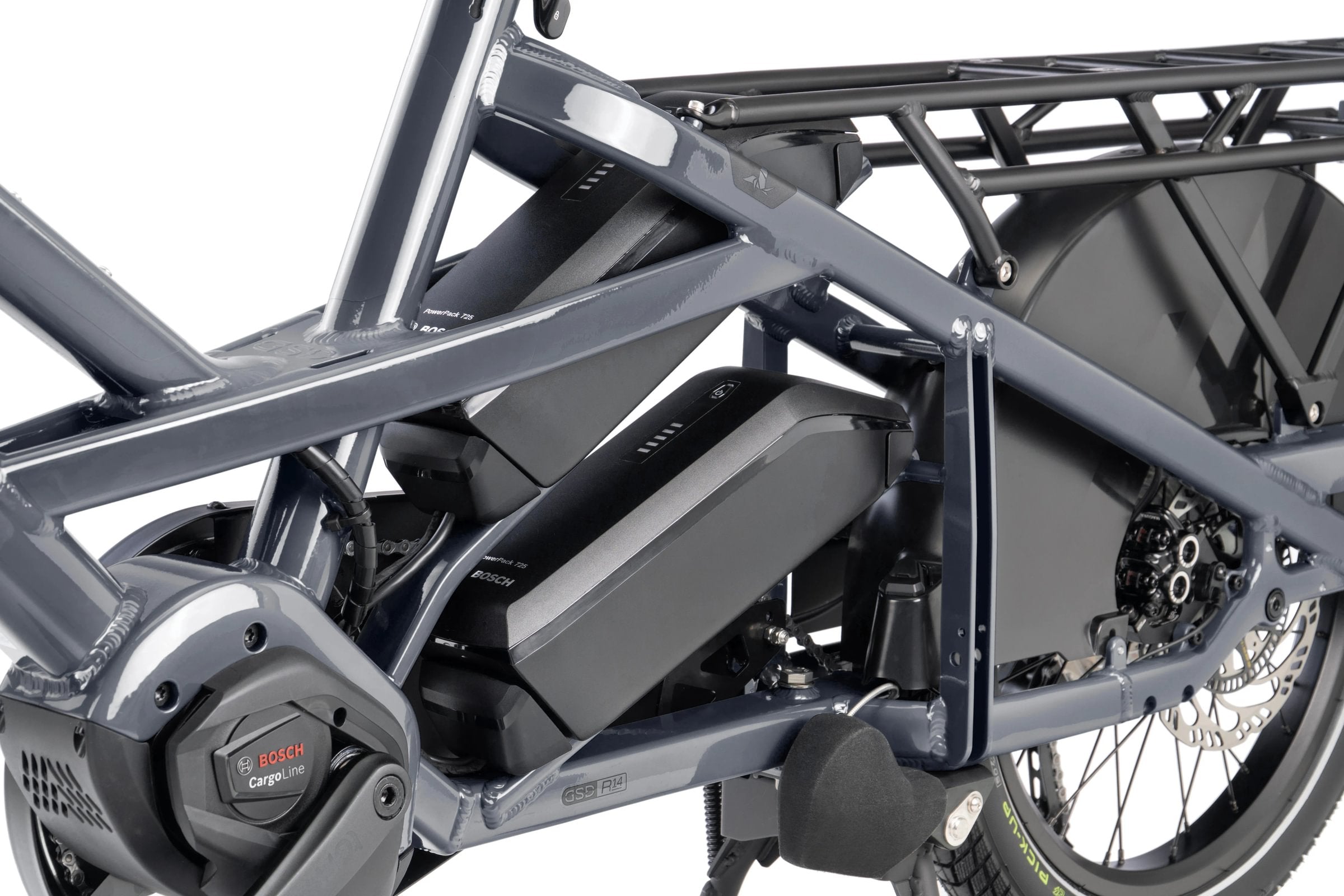 Tern GSD R14 Gen3 iron grey dual battery