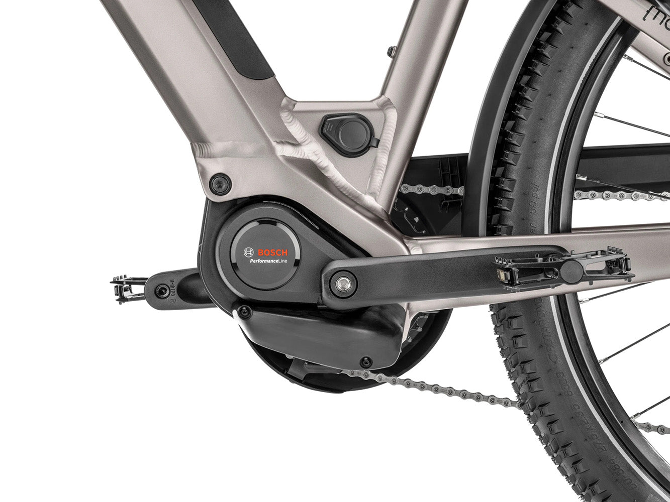 Moustache Xroad 2 crossover electric bike in Titanium