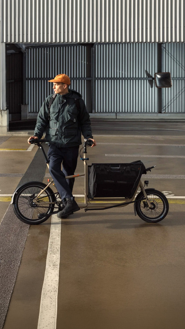 Muli electric folding cargo bike