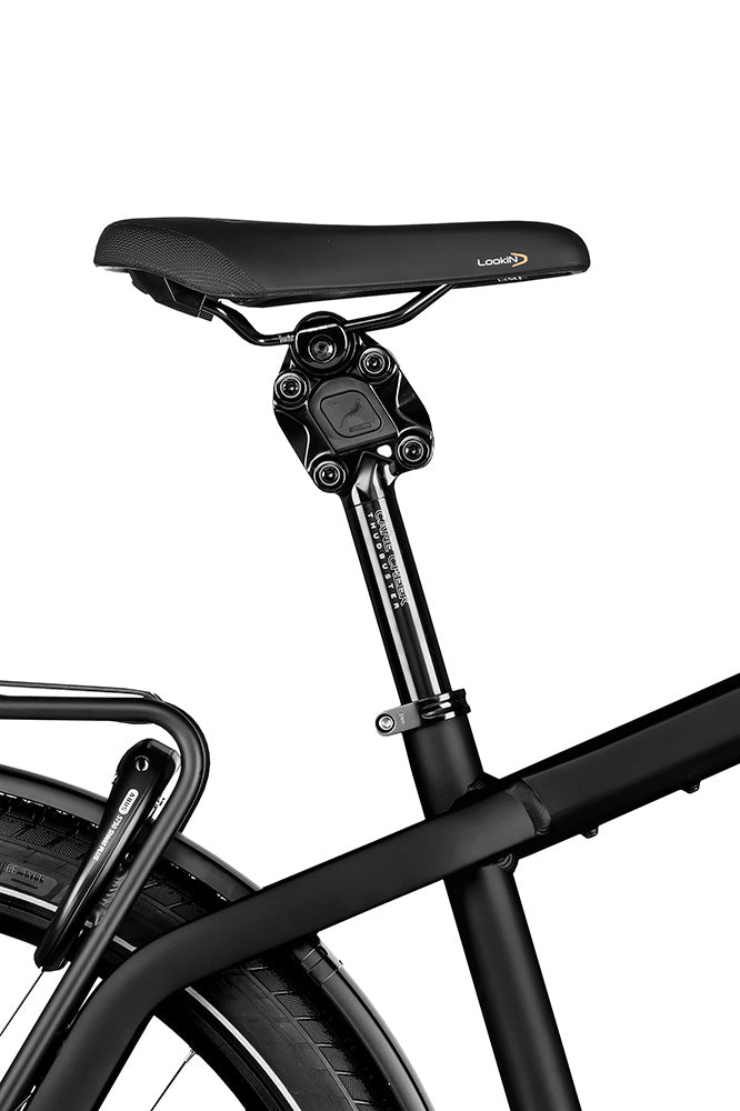 Saddle and suspension seatpost on the Charger4 GT vario