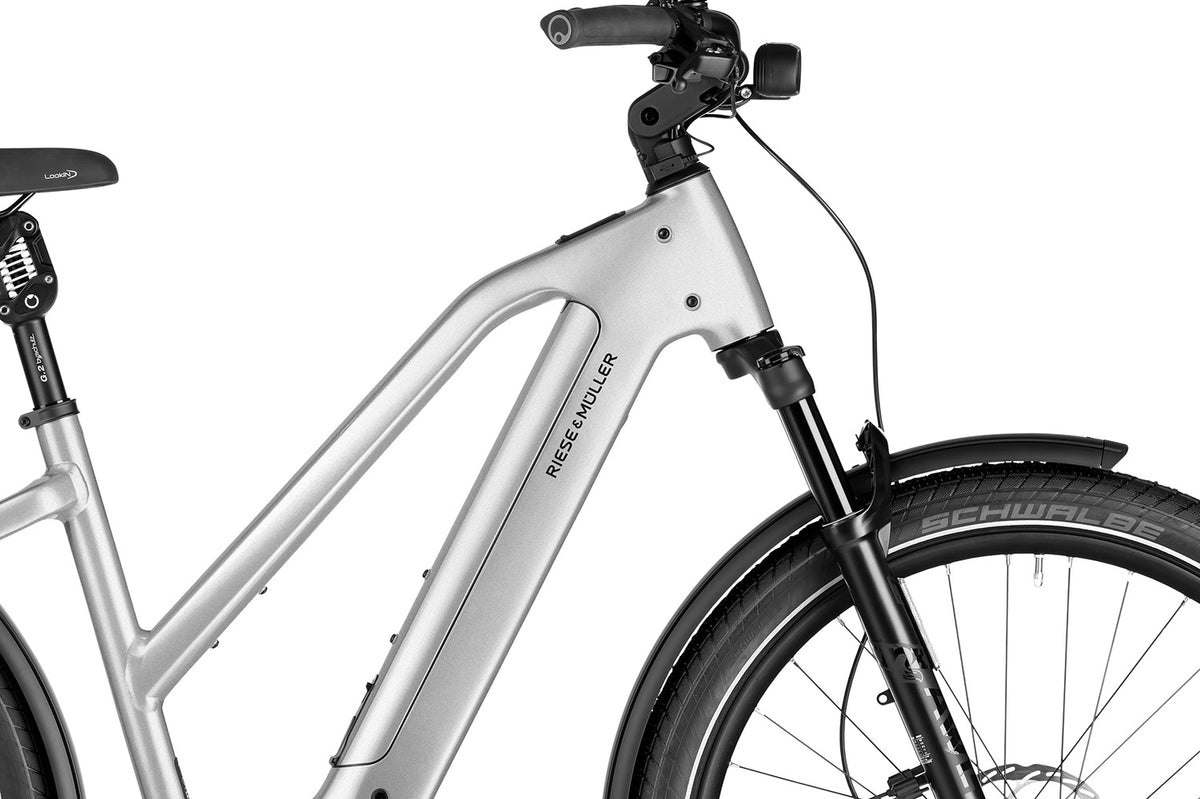 Riese & Müller Charger5 Mixte detail in Grey
