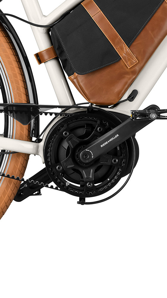 Riese & Müller Cruiser2 Mixte electric city bike in White
