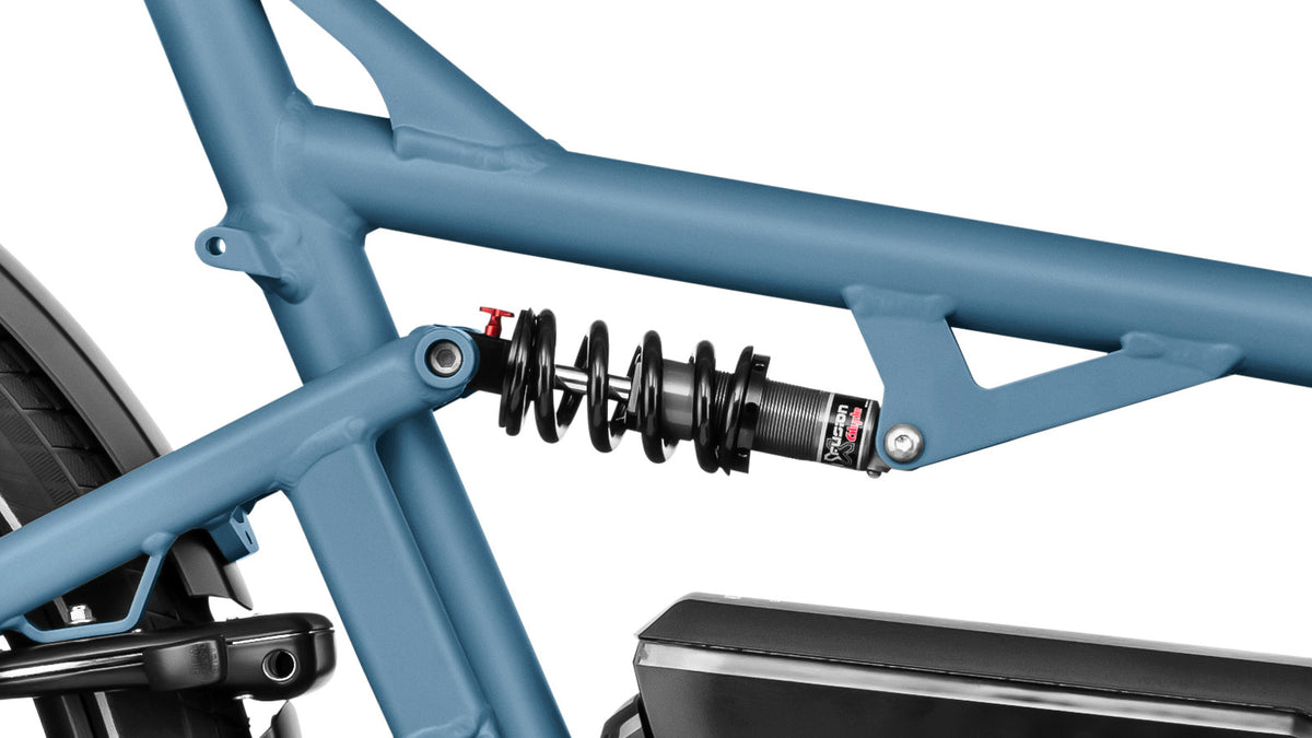 Riese & Müller Load5 60 electric cargo bike in Blue