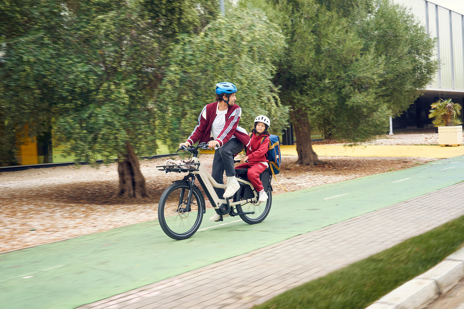 Riese & Müller Multicharger3 Mixte Vario electric family bike in Desert