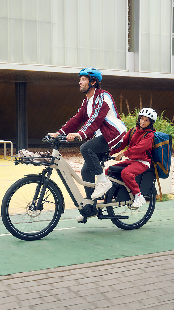 Riese & Müller Multicharger3 Mixte Vario electric family bike in Desert