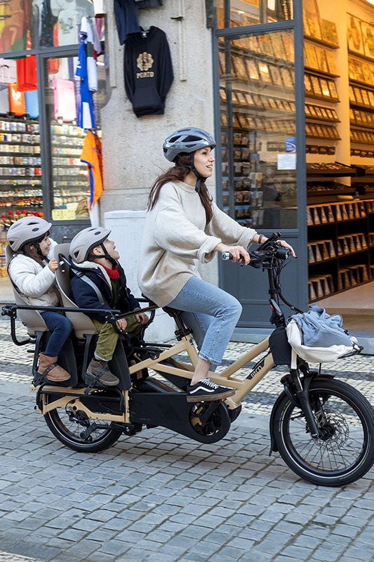 Tern GSD electric family bikes for 2 children