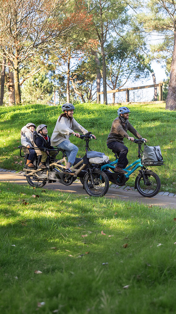 Tern GSD electric family bikes for 2 children