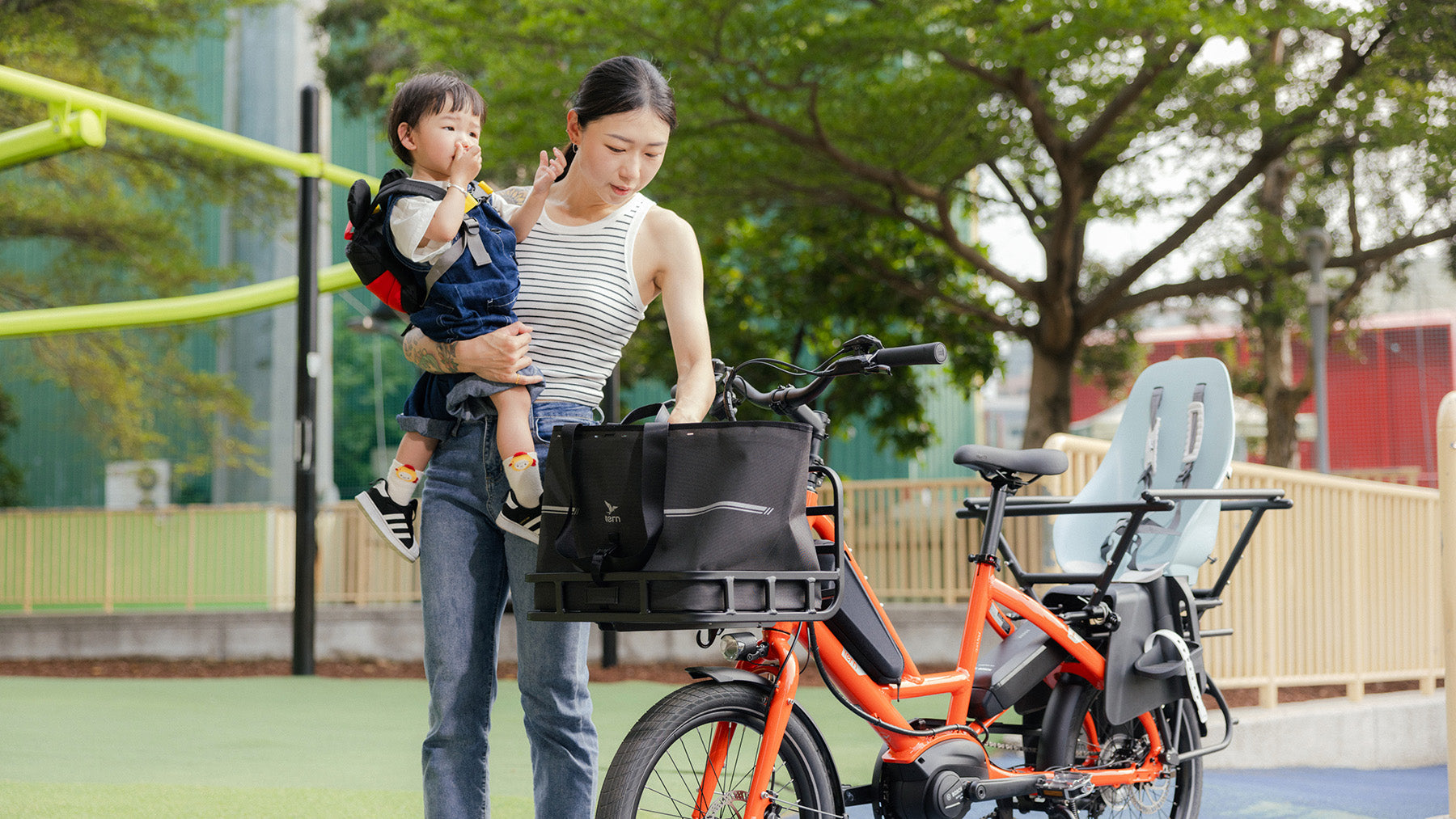 Tern Quick Haul family bike for one child