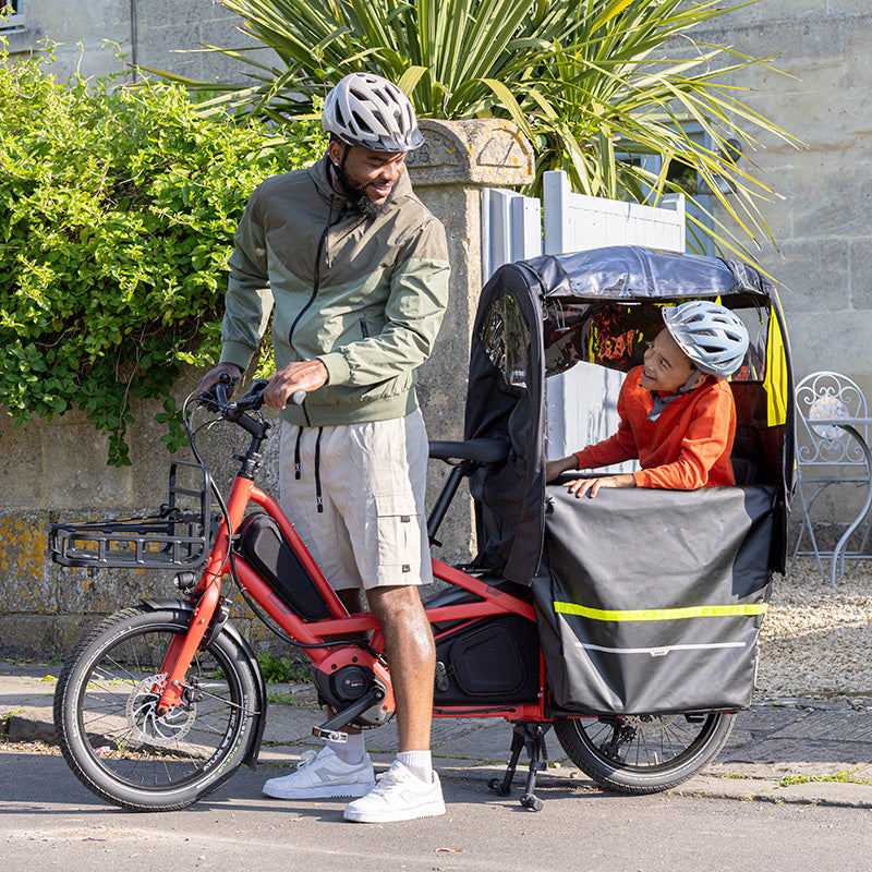 Tern Quick Haul Long D9 electric family weather protection