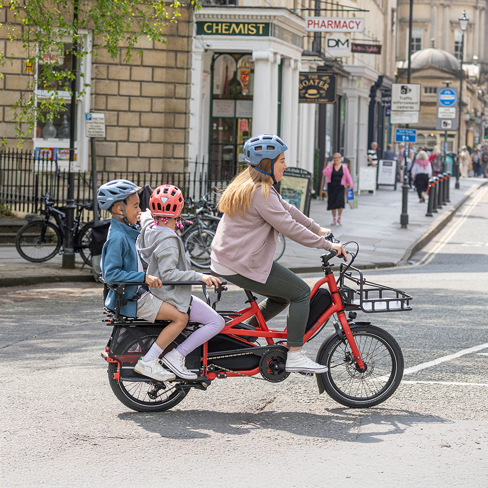 Tern Quick Haul Long D9 electric longtail family bike for 2 kids