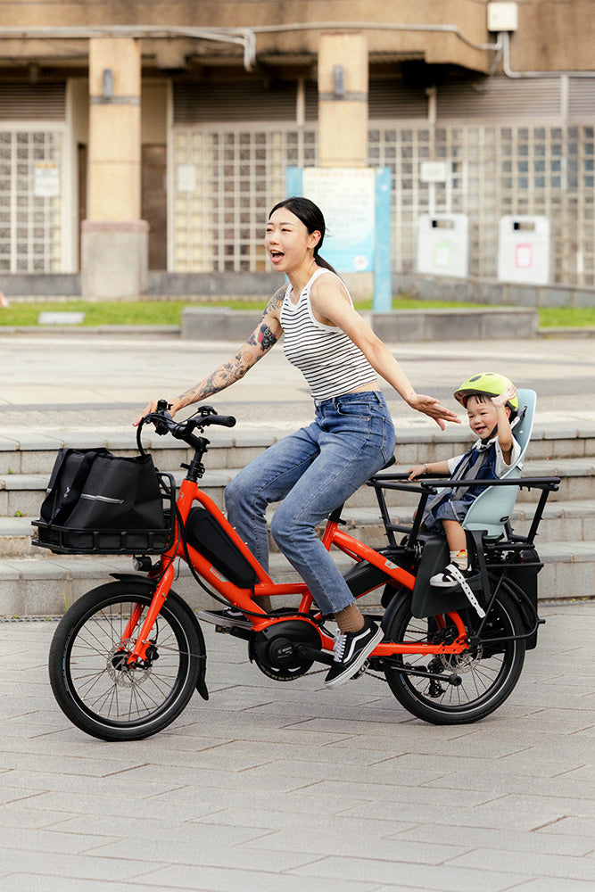 Tern Quick Haul electric longtail bike for one child